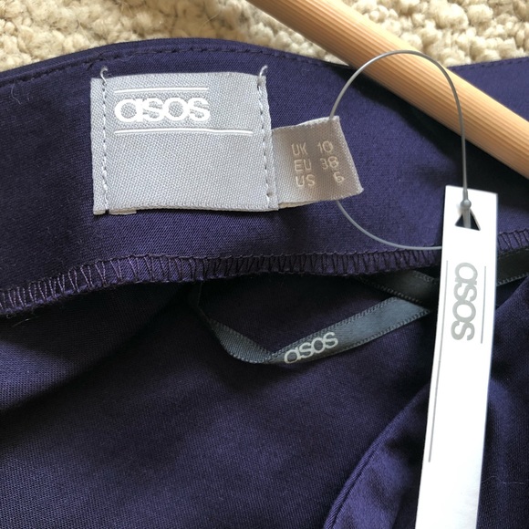 ASOS one-shoulder midi dress size US 6 - Picture 5 of 7